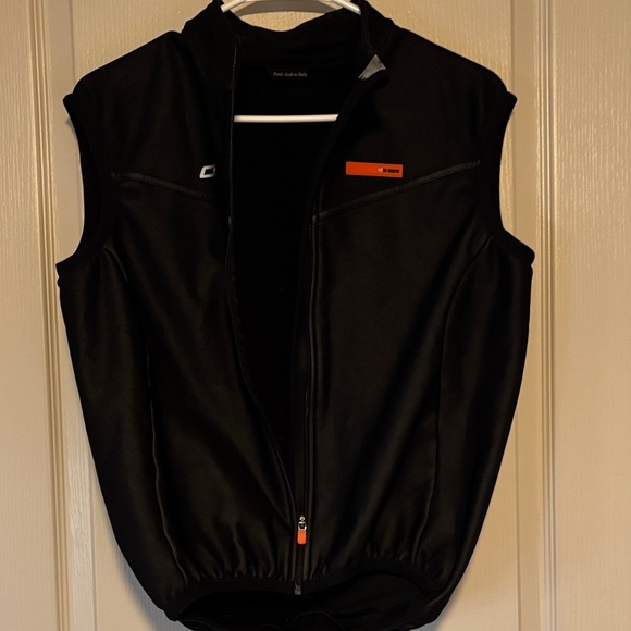 DE Marchi Cycling Vest Black Sleeveless Size Medium Unisex - Picture 5 of 8